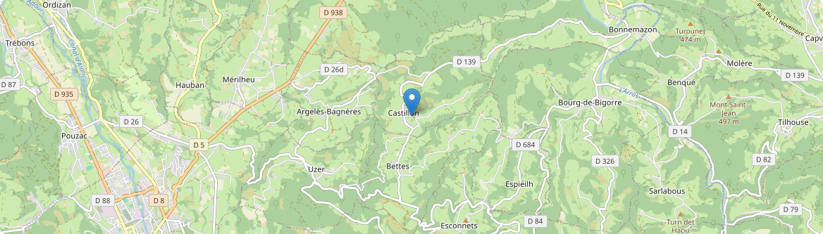 Castillon - Carte