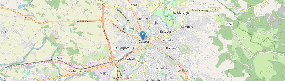 Castres - Carte