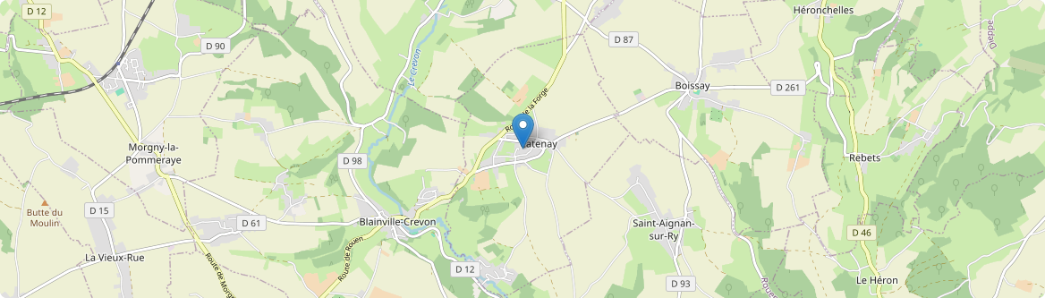 Catenay - Carte