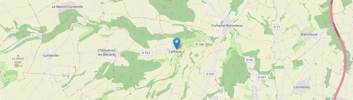 Catheux - Carte