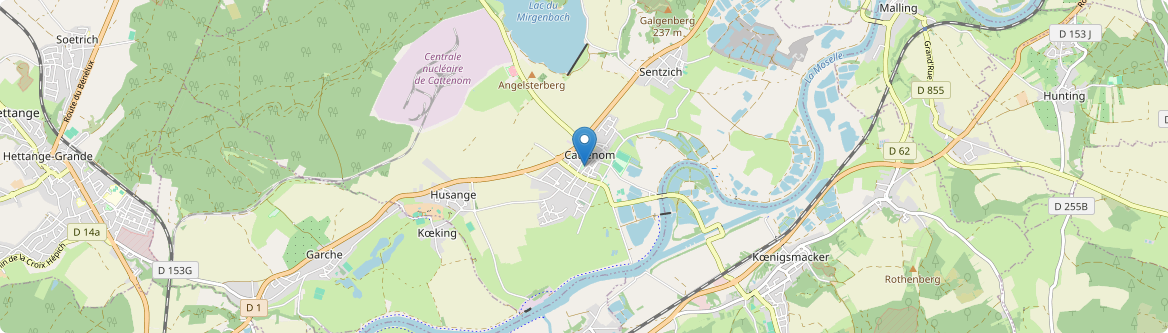Cattenom - Carte