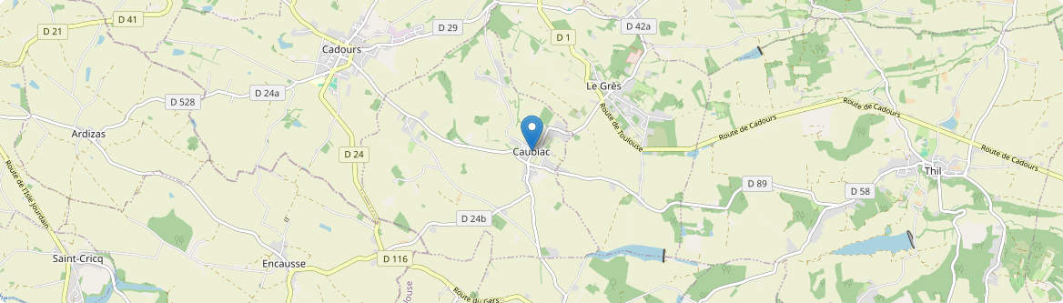 Caubiac - Carte