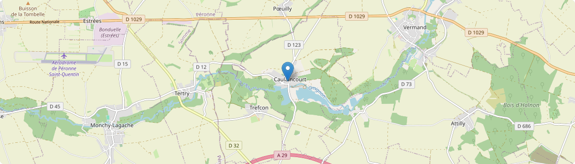 Caulaincourt - Carte