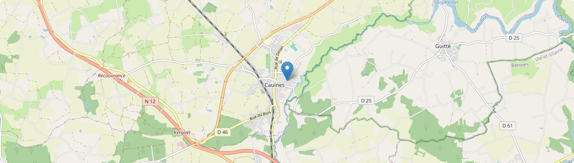 Caulnes - Carte