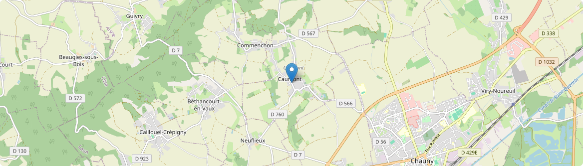 Caumont - Carte