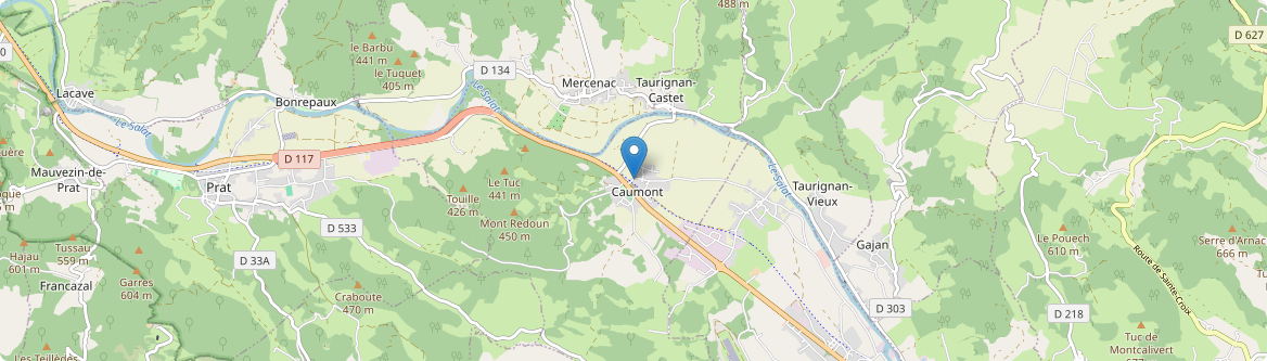 Caumont - Carte