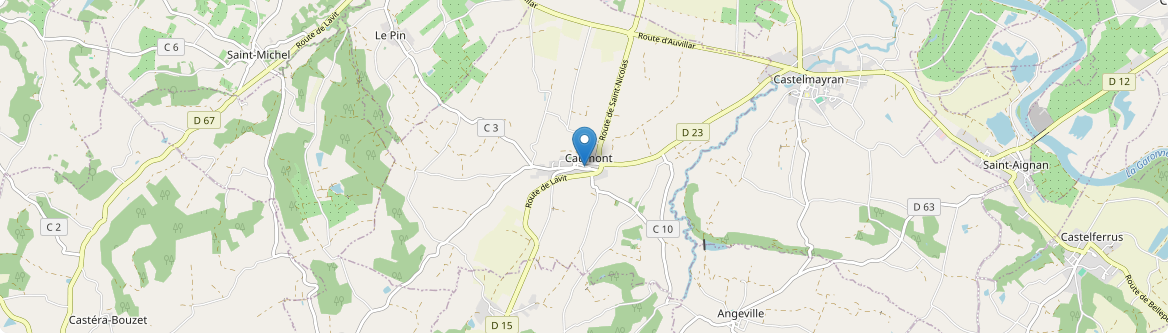 Caumont - Carte