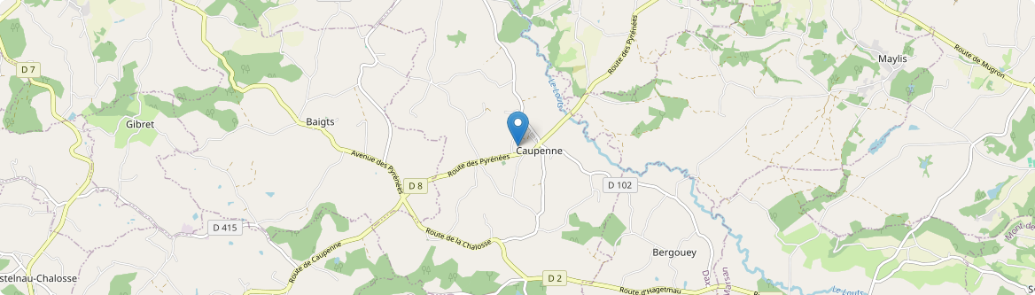 Caupenne - Carte