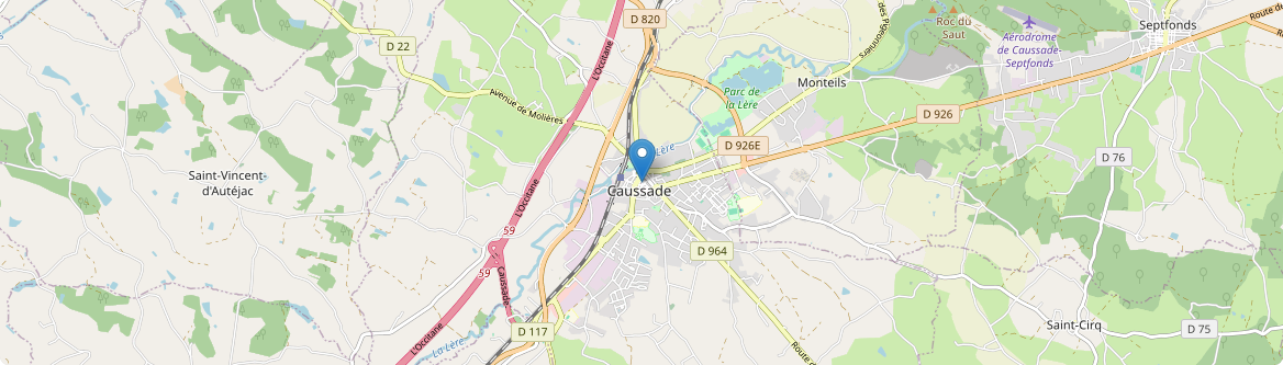 Caussade - Carte