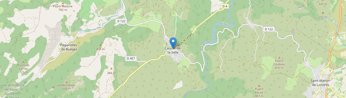 Causse-de-la-Selle - Carte