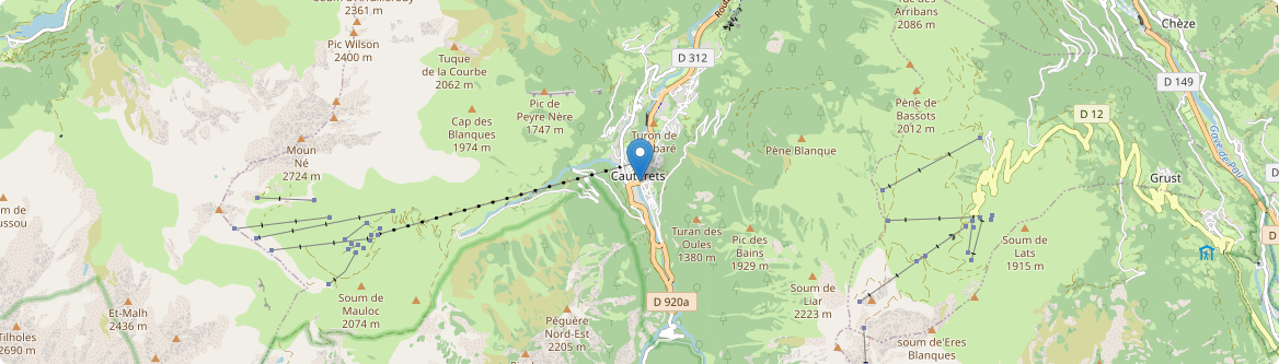Cauterets - Carte