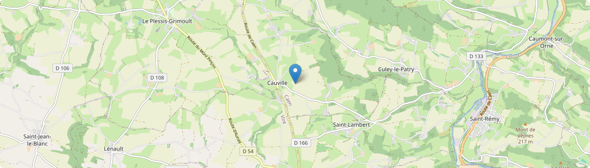 Cauville - Carte