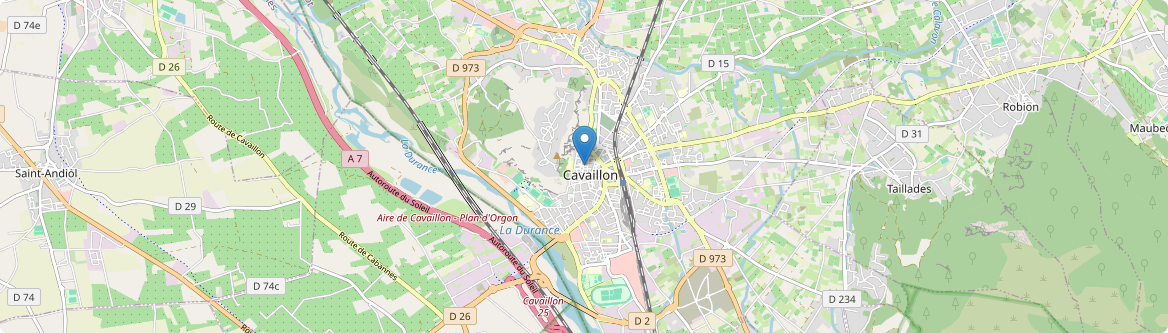 Cavaillon - Carte