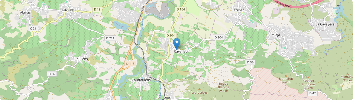 Cavanac - Carte