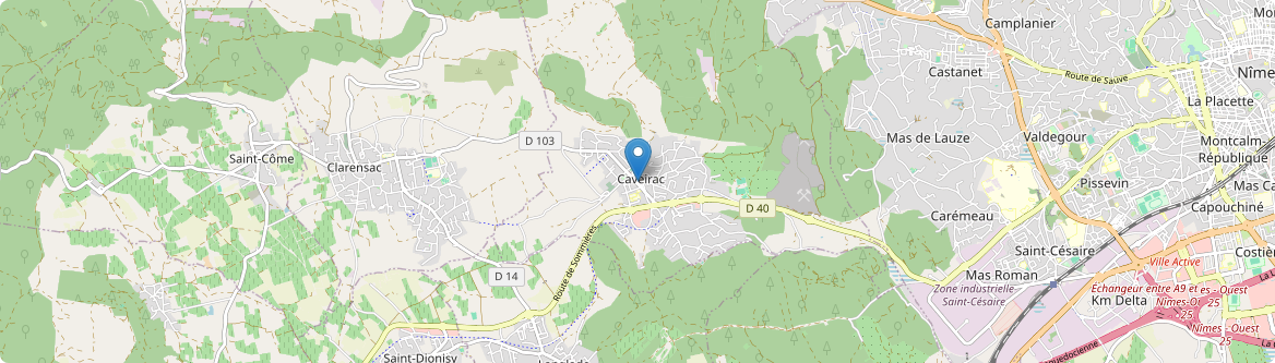 Caveirac - Carte