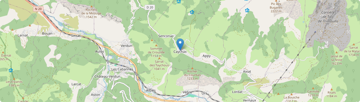 Caychax - Carte
