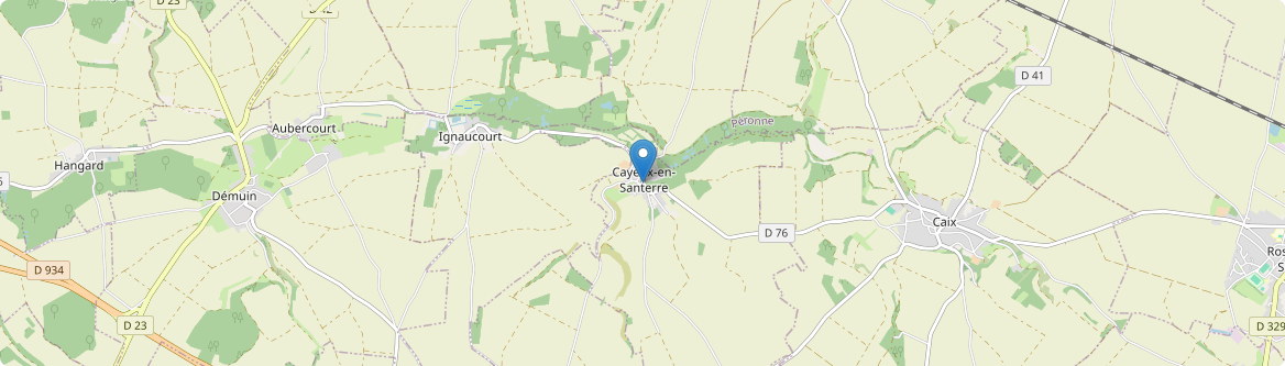 Cayeux-en-Santerre - Carte
