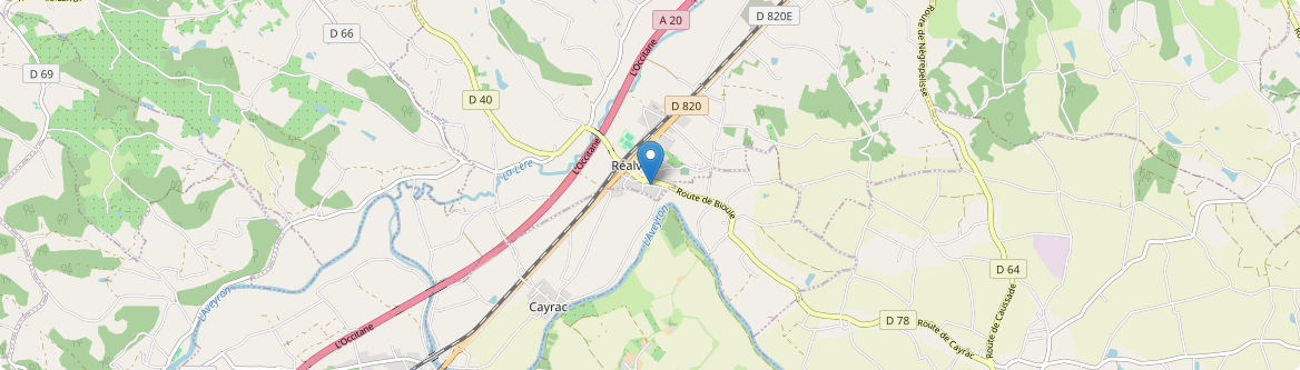 Cayrac - Carte