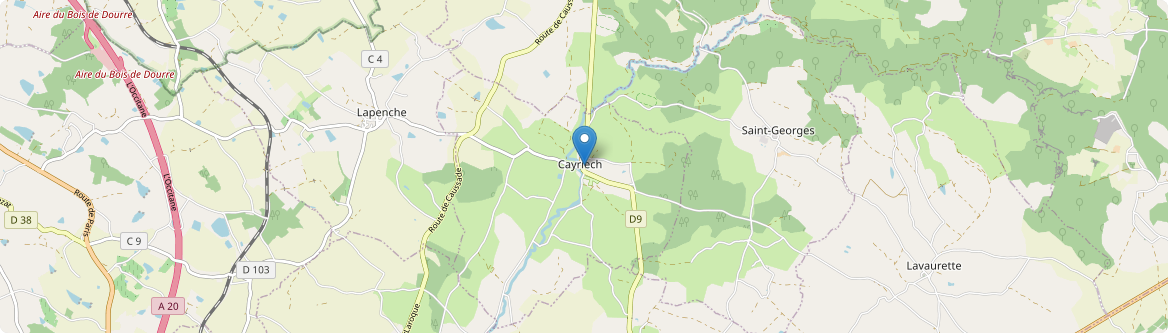 Cayriech - Carte
