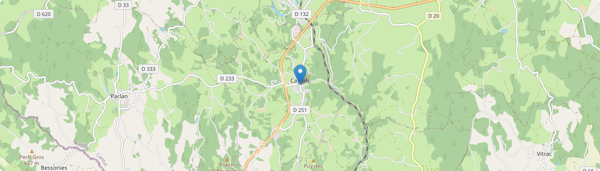 Cayrols - Carte