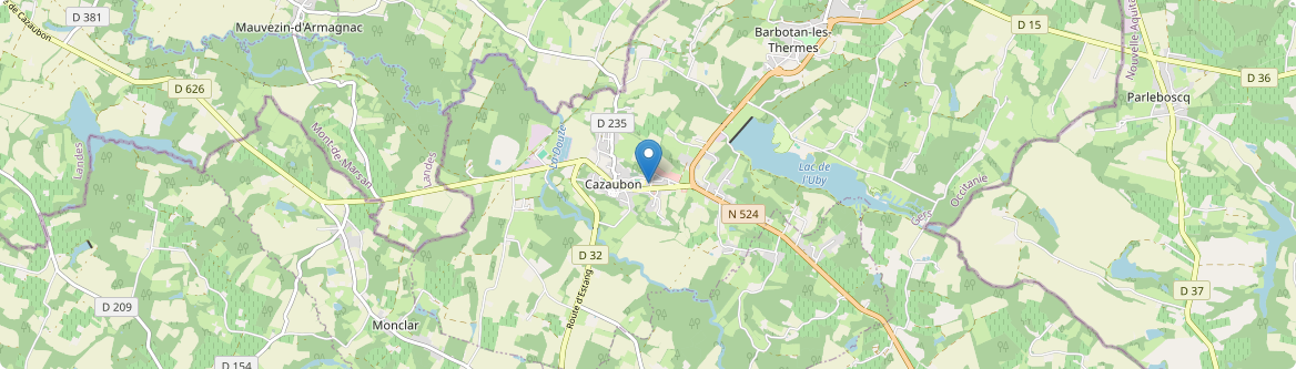 Cazaubon - Carte
