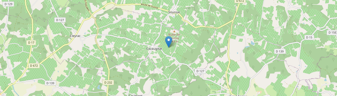 Cazaugitat - Carte