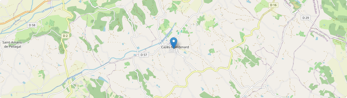 Cazes-Mondenard - Carte