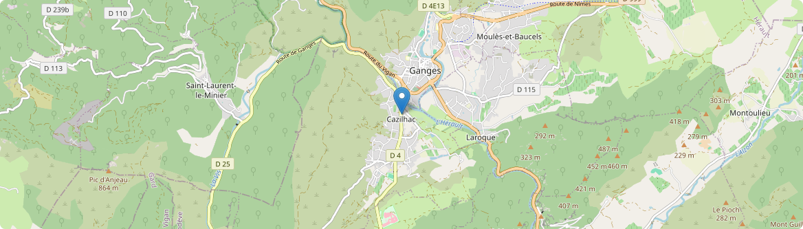 Cazilhac - Carte