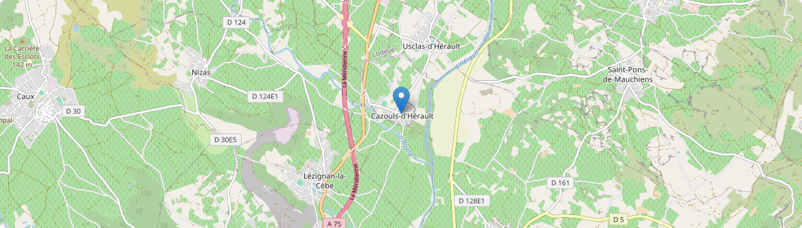 Cazouls-d'Hérault - Carte