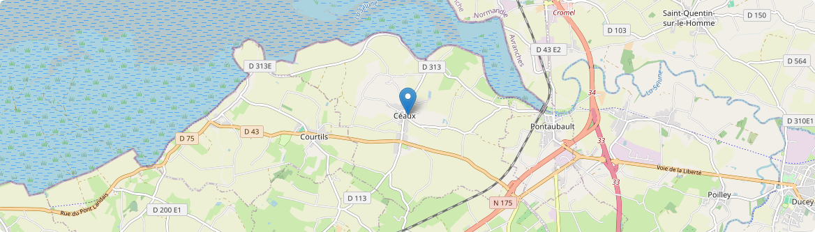 Céaux - Carte