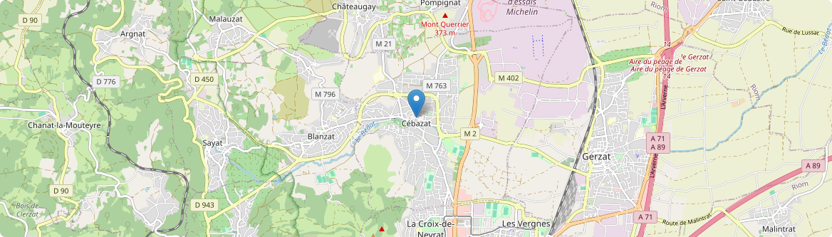 Cébazat - Carte