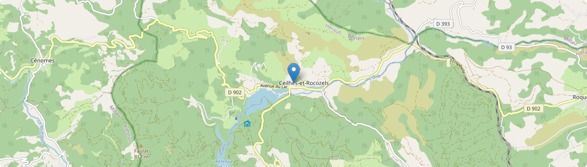 Ceilhes-et-Rocozels - Carte