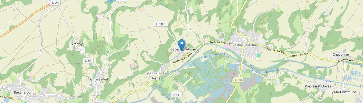 Celles-sur-Aisne - Carte