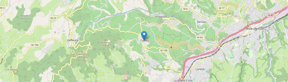 Cellieu - Carte