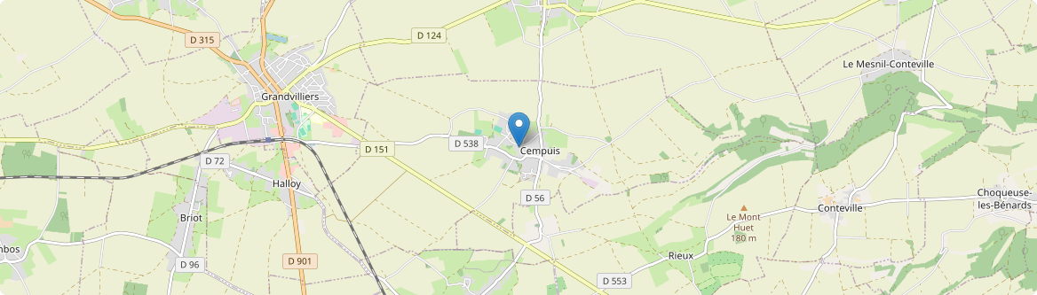 Cempuis - Carte