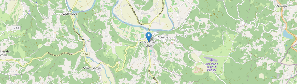 Cénac-et-Saint-Julien - Carte