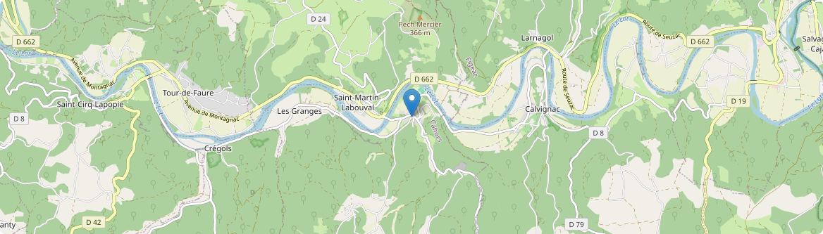 Cénevières - Carte