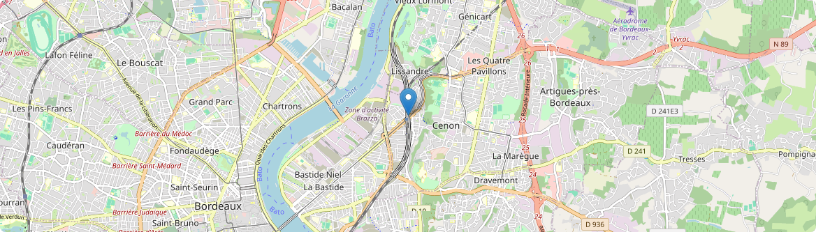 Cenon - Carte