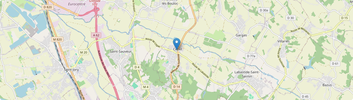 Cépet - Carte