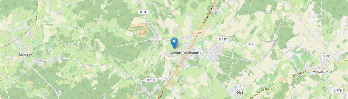 Cérans-Foulletourte - Carte