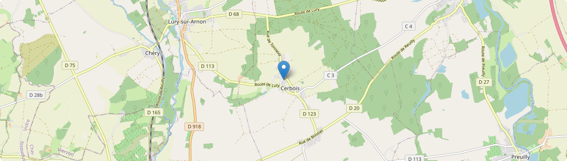 Cerbois - Carte
