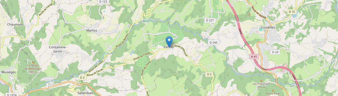 Cercier - Carte