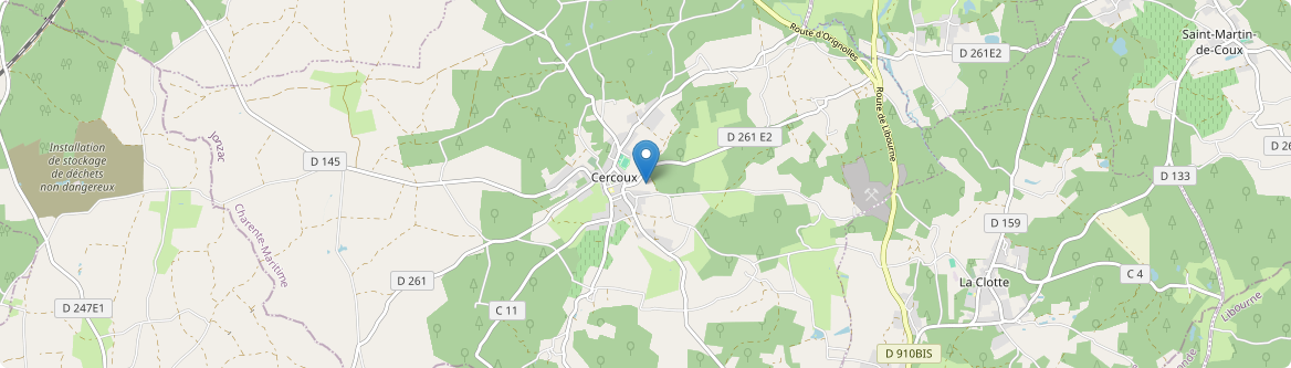 Cercoux - Carte