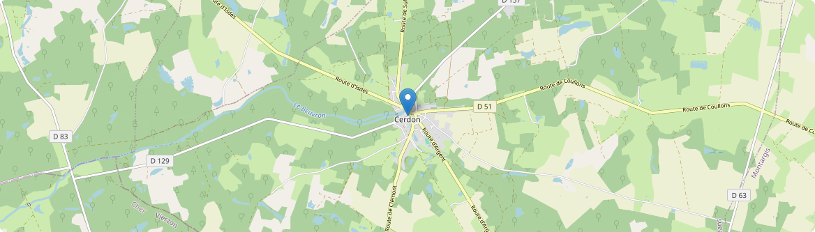 Cerdon - Carte