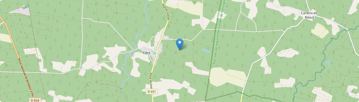 Cère - Carte