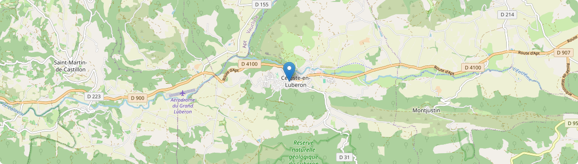 Céreste - Carte