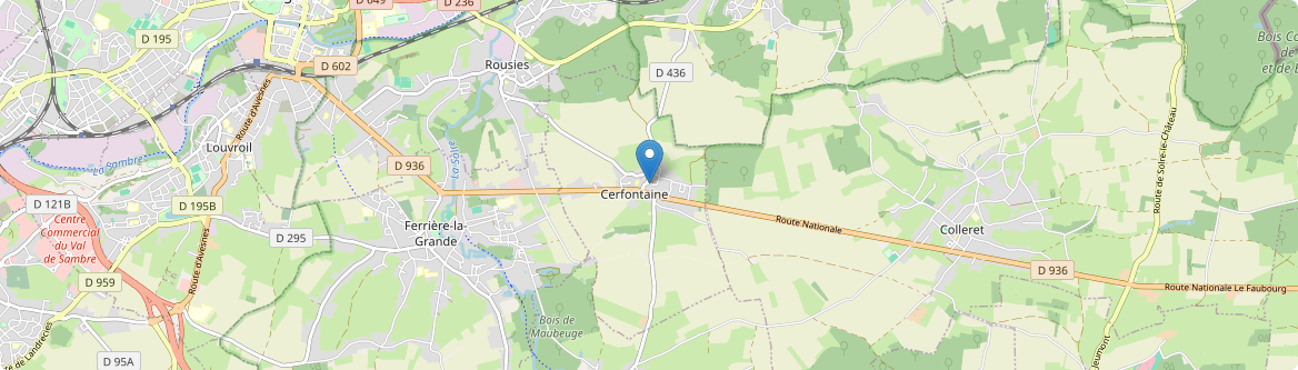 Cerfontaine - Carte