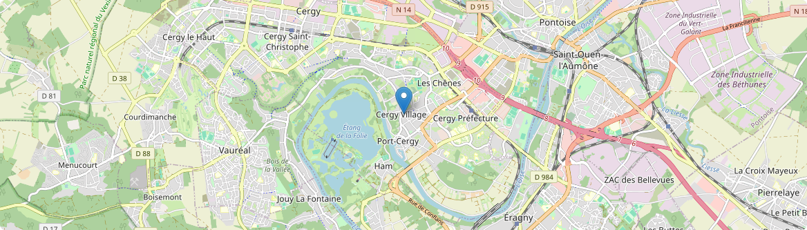 Cergy - Carte