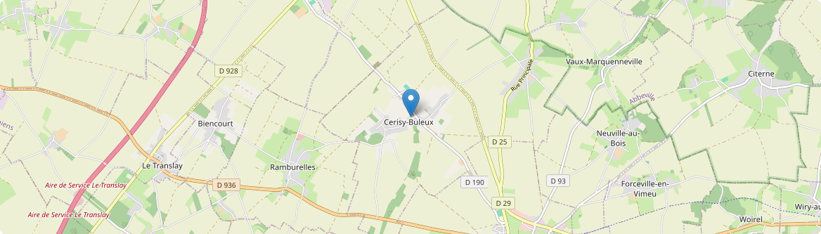 Cerisy-Buleux - Carte