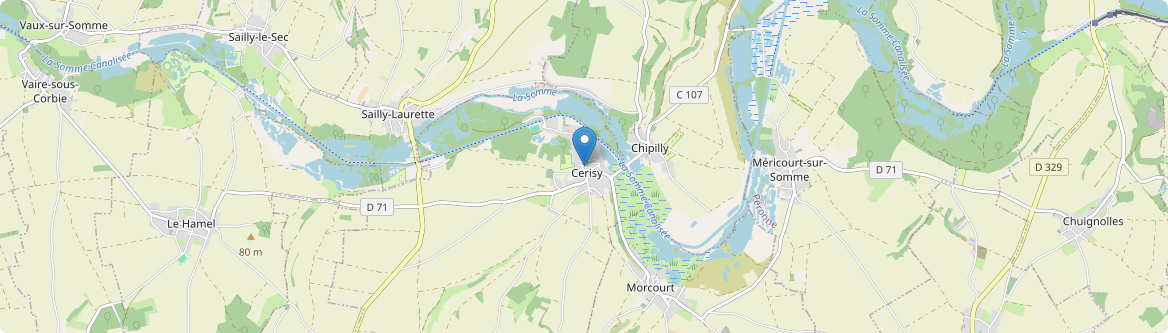 Cerisy - Carte